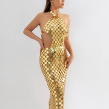 Load image into Gallery viewer, COLOURSOSTRAVA Long Disk Dress
