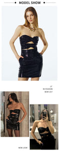 MENGUILIE Sequin Mini Dress