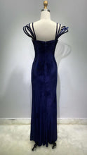 Load image into Gallery viewer, WITTROCKIA Long Velvet Dress
