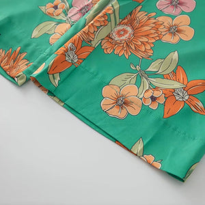 PENSYLVANICA Satin Floral Jumpsuit