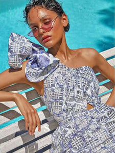WACHENDORFIA One Shoulder Mini