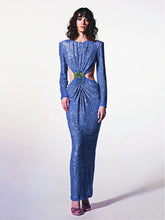 Load image into Gallery viewer, GUIBOURTIA Sequin Long Dress
