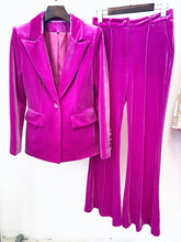 Load image into Gallery viewer, PITCHAPPLE Velvet Suit Pants
