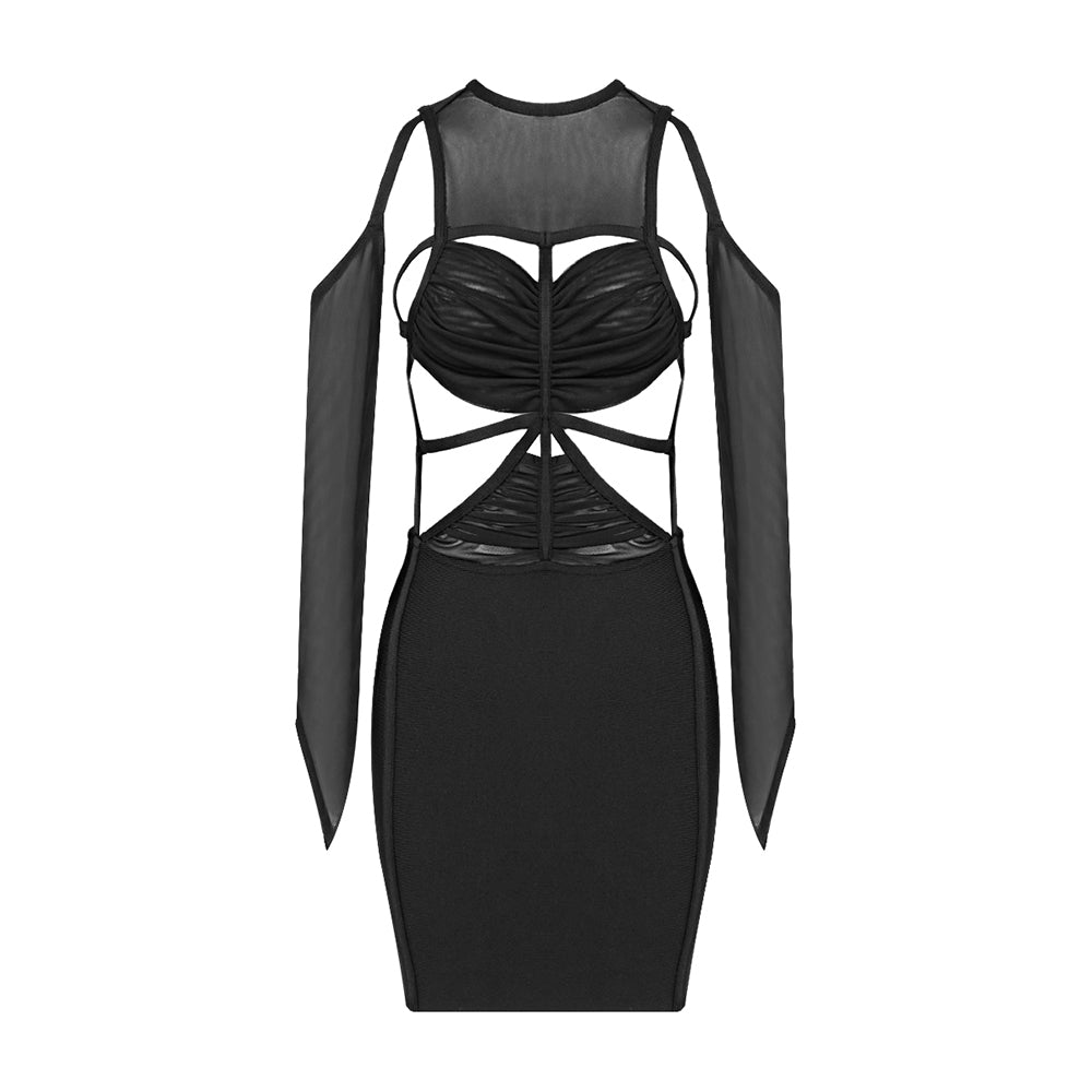 WIDDRING Cut-out Mini Dress