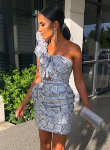 WACHENDORFIA One Shoulder Mini