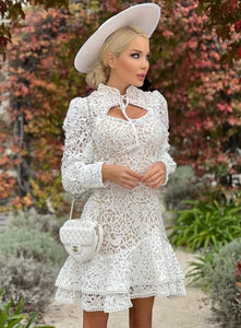 KEVAZINGO Embroidery  Floral Mini