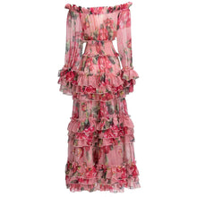 Load image into Gallery viewer, PRUNUS Floral Chiffon Maxi

