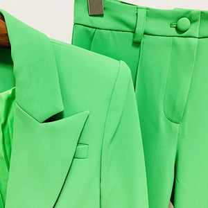 SALIXNIG Suit Pants Set