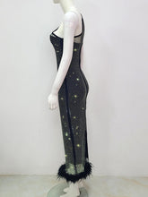 Load image into Gallery viewer, OILBIRD Sparkly Midi Dress
