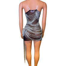 Load image into Gallery viewer, CARTIER Tube Crystal Dress
