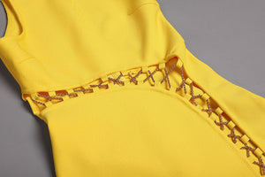 OUTENIQUA Chain Bandage Dress