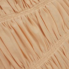 Load image into Gallery viewer, ALMOND Mesh Ruched Midi
