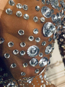 OMEGA Mesh Crystal Dress