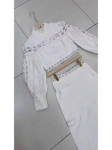 HALIMIFOLIA Top Pants Set