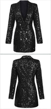 Load image into Gallery viewer, NEEJA Blazer Sequin Dress
