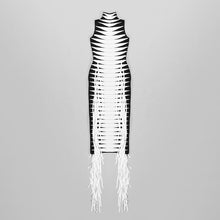 Load image into Gallery viewer, PICEARUBENS Fringe Long Bandage Dress
