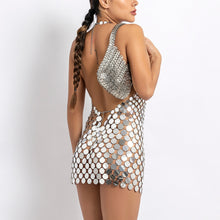 Load image into Gallery viewer, RAINBOW SERPENT Disk Dress
