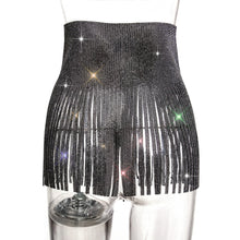 Load image into Gallery viewer, CLOCKENFLAP Crystal Fringe  Skirt
