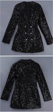 Load image into Gallery viewer, NEEJA Blazer Sequin Dress
