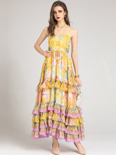 Load image into Gallery viewer, VITEX Cascading Floral Long Dress
