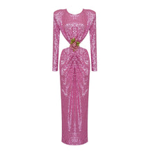 Load image into Gallery viewer, GUIBOURTIA Sequin Long Dress
