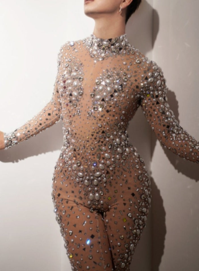 GIORGIO Crystal Jumpsuit