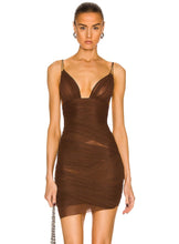 Load image into Gallery viewer, WASHINGTONIA Mesh Mini Dress
