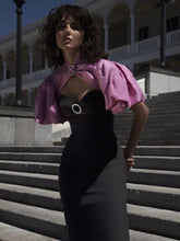 Load image into Gallery viewer, NIENSIS Puff Sleeve Long Dress
