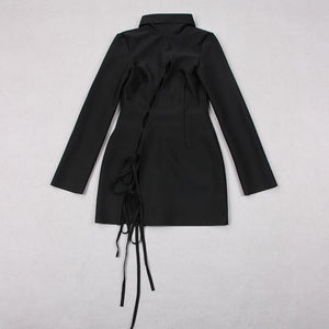 ALBIZIA Bandage Turtleneck Mini