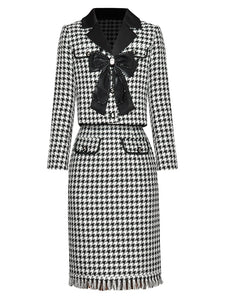 ROSEWOOD Blazer Skirt Set