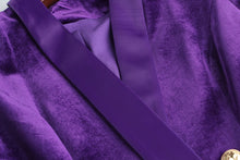 Load image into Gallery viewer, SACCHA Blazer Velvet Dress
