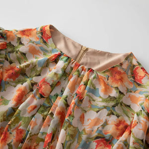 CASTANEA Chiffon Mermaid Dress