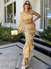 Load image into Gallery viewer, WIKSTROEMIA Ruffle Floral Dress
