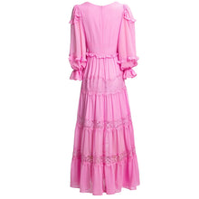 Load image into Gallery viewer, VIGNA Pink Long Dress
