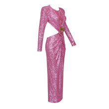 Load image into Gallery viewer, GUIBOURTIA Sequin Long Dress
