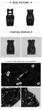 Load image into Gallery viewer, MENGUILIE Sequin Mini Dress
