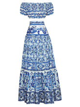 Load image into Gallery viewer, ULMUSA Top Skirt Set
