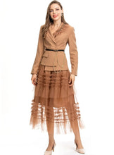 Load image into Gallery viewer, SEROTINA Blazer Skirt Set
