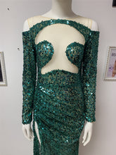 Load image into Gallery viewer, ARALIA Long Sequin Dress
