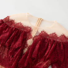 Load image into Gallery viewer, ALBIESBAL Lace Mesh Long Dress
