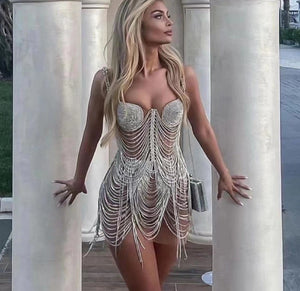 PRADA Crystal Mini Dress