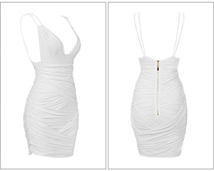 WASHINGTONIA Mesh Mini Dress
