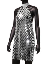 Load image into Gallery viewer, BALATON Halter Disk Dress
