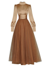 Load image into Gallery viewer, ELLOWWOOD Satin Tulle Dress
