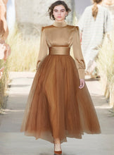 Load image into Gallery viewer, ELLOWWOOD Satin Tulle Dress
