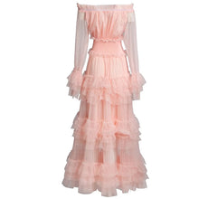 Load image into Gallery viewer, MAGNOLIA Cascading Lace Maxi
