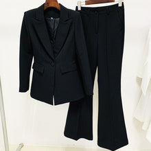 Load image into Gallery viewer, CARYA White Blazer Pants Set
