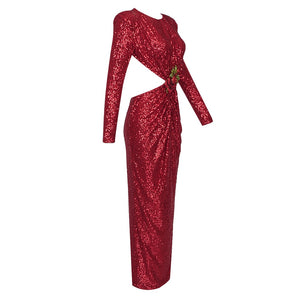 GUIBOURTIA Sequin Long Dress