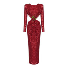 Load image into Gallery viewer, GUIBOURTIA Sequin Long Dress
