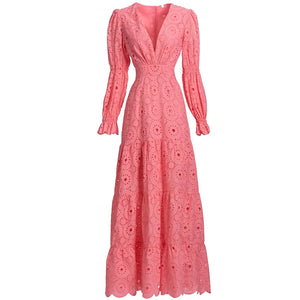 DENTATA Long Sleeve Maxi